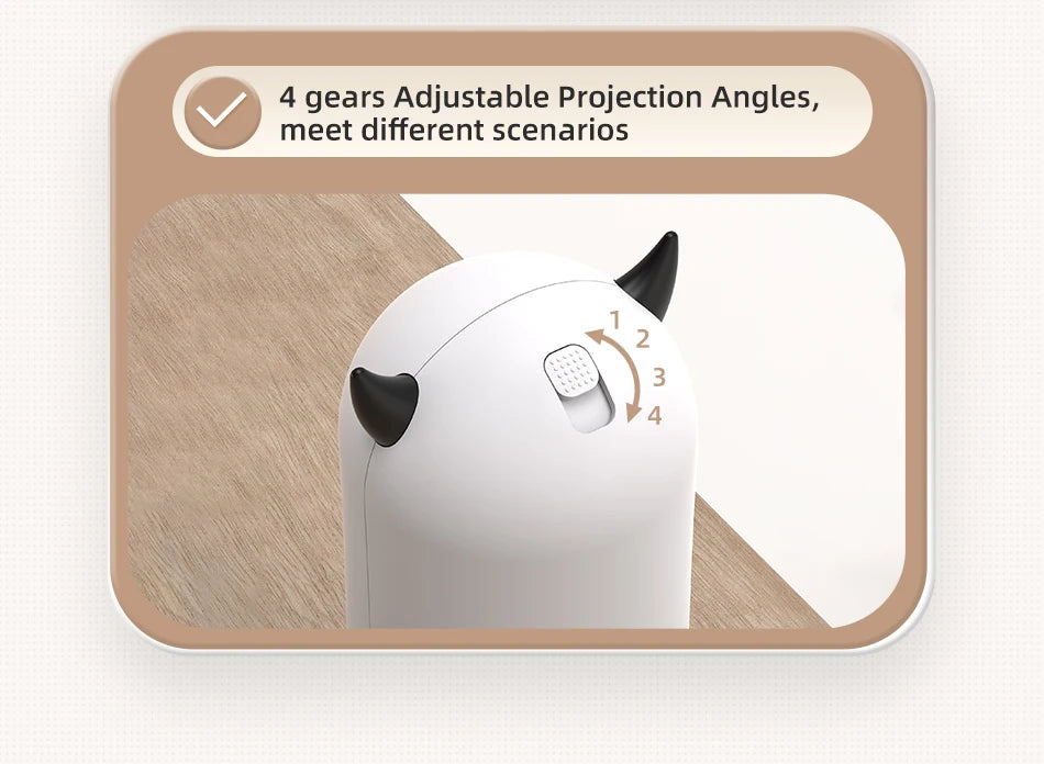 Automatic LED Laser Cat Toy – Interactive Smart Teaser for Indoor Cats