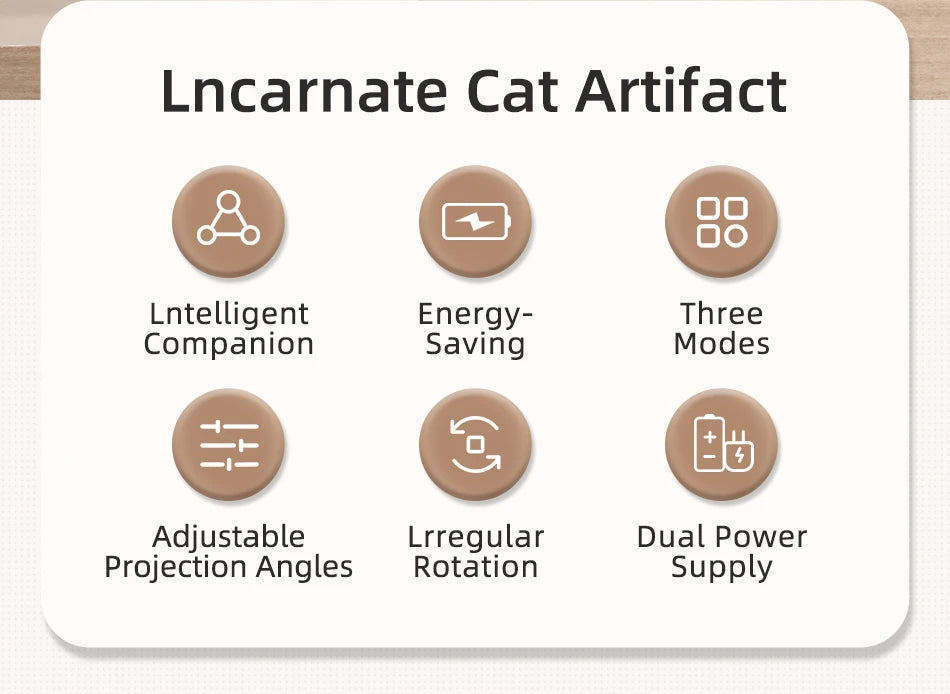 Automatic LED Laser Cat Toy – Interactive Smart Teaser for Indoor Cats