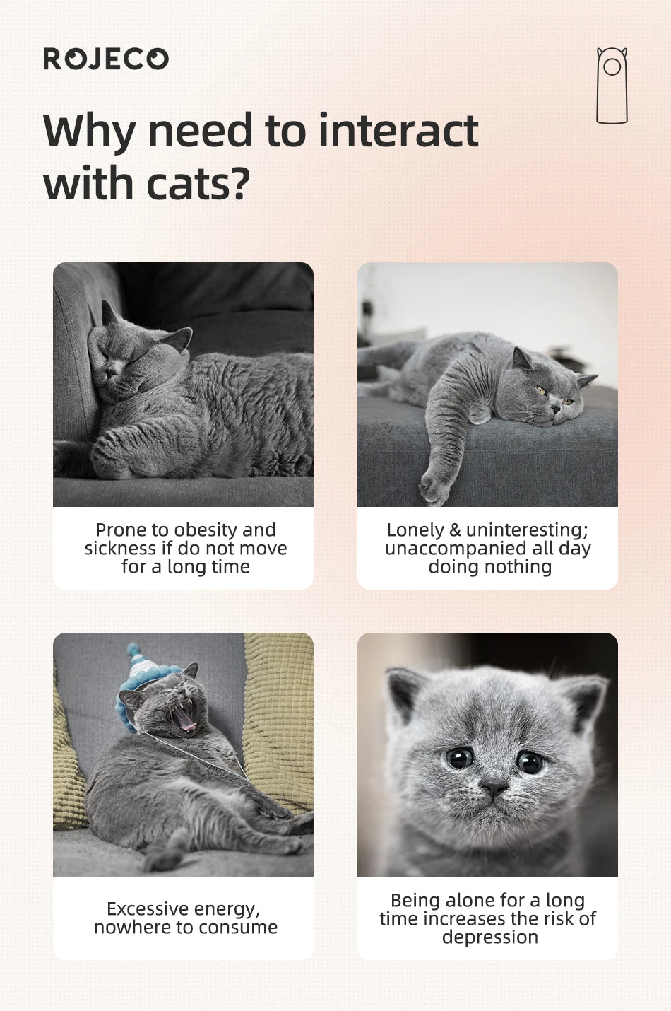 Automatic LED Laser Cat Toy – Interactive Smart Teaser for Indoor Cats