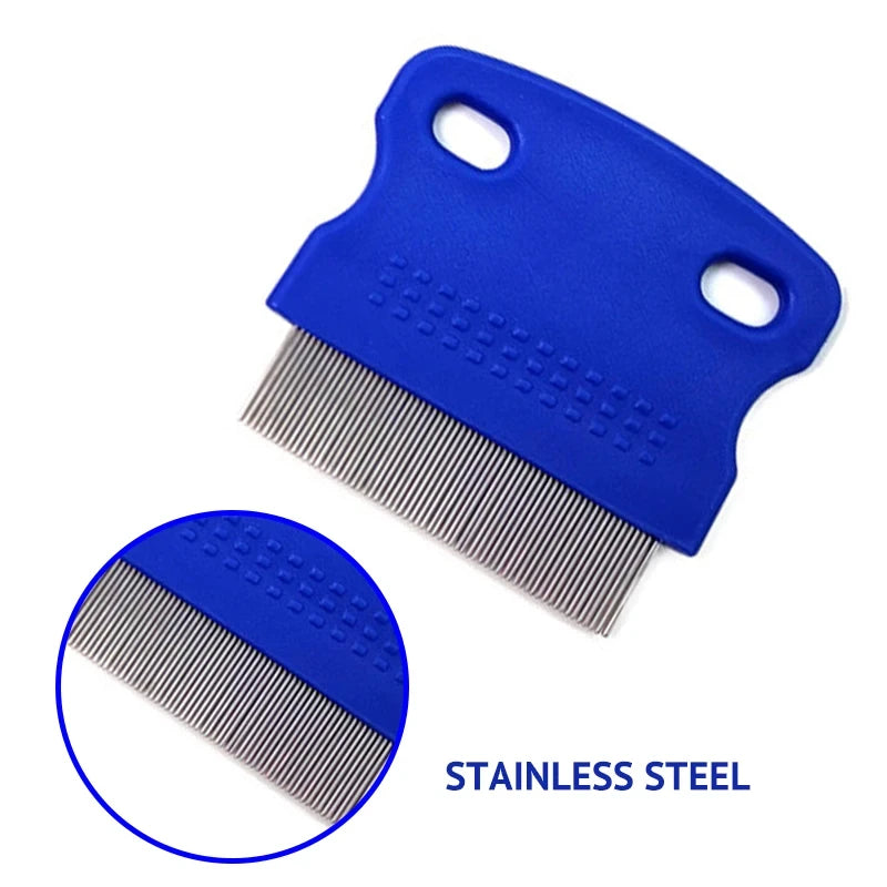 Flea Comb Set for Cats – 3-Piece Fine-Tooth Grooming Kit