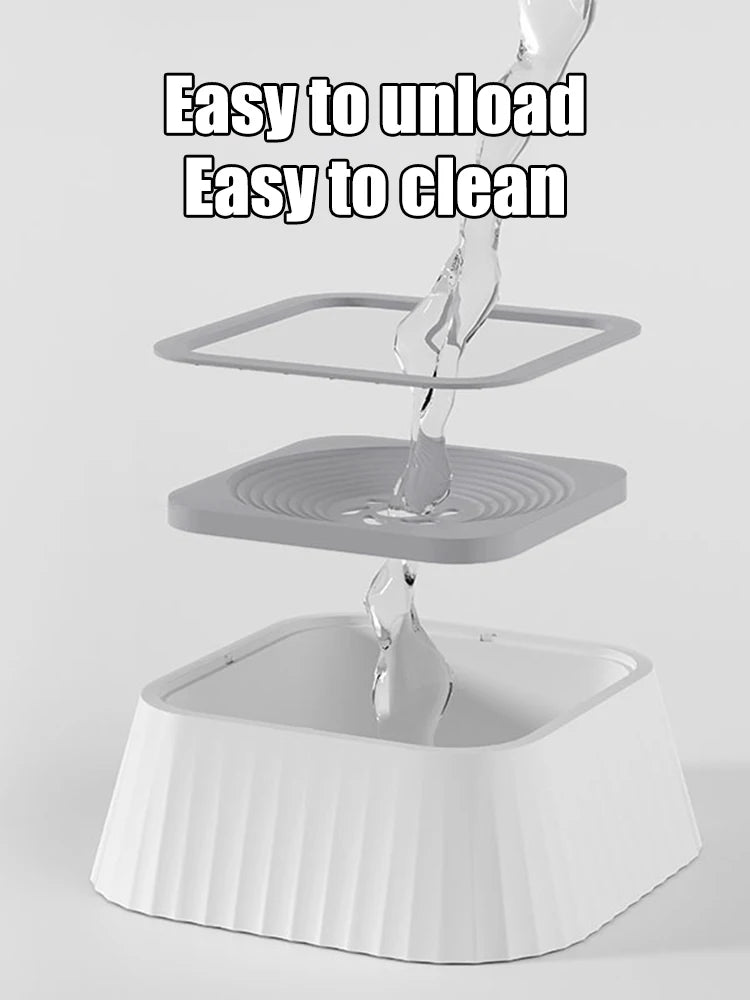 Floating Pet Drinking Bowl – Neck Protection & Non-Slip