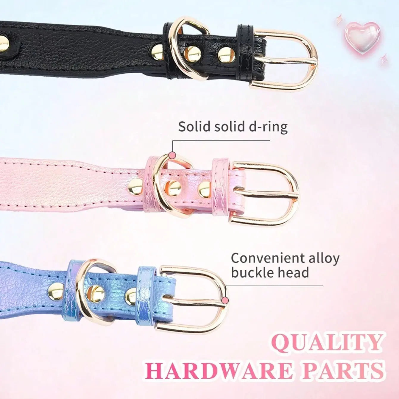 Luxury Leather Dog Collar