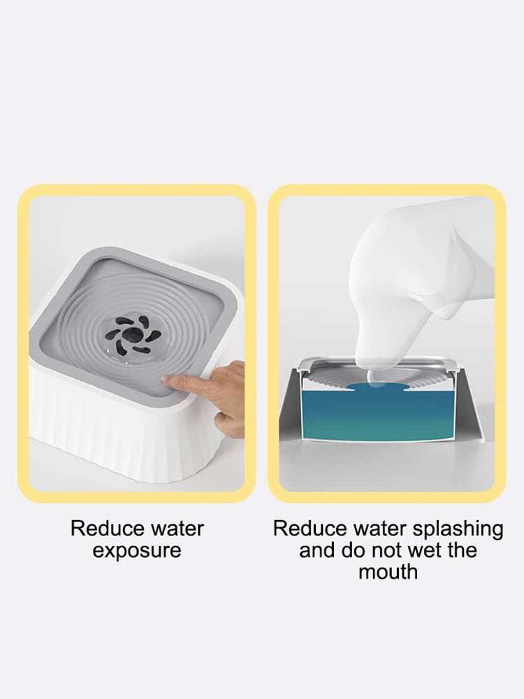 Floating Pet Drinking Bowl – Neck Protection & Non-Slip