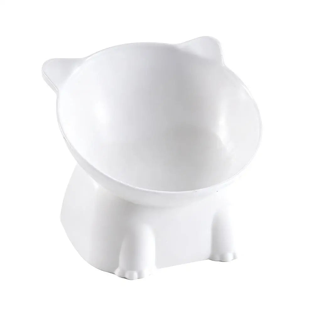 Tilted Cat & Dog Bowl – Whisker-Friendly, Non-Slip Pet Food Bowl